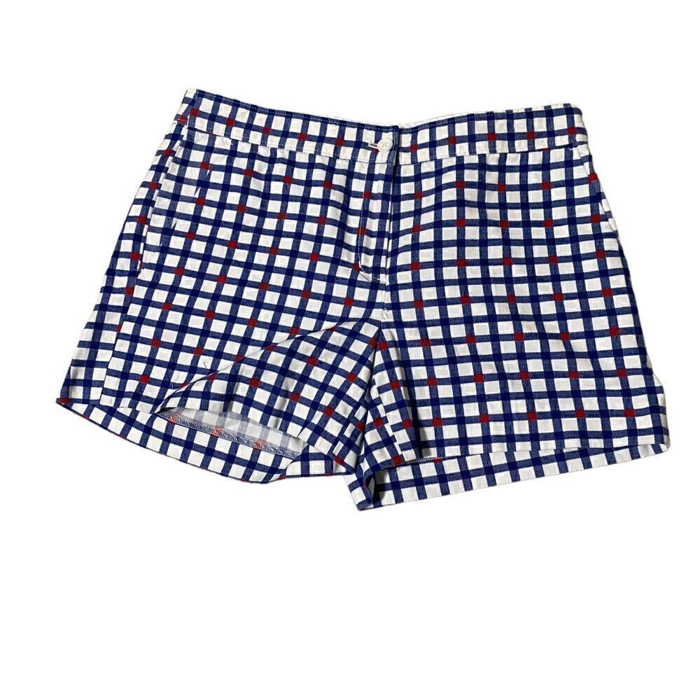 Brooks Brothers red and blue plaid shorts
